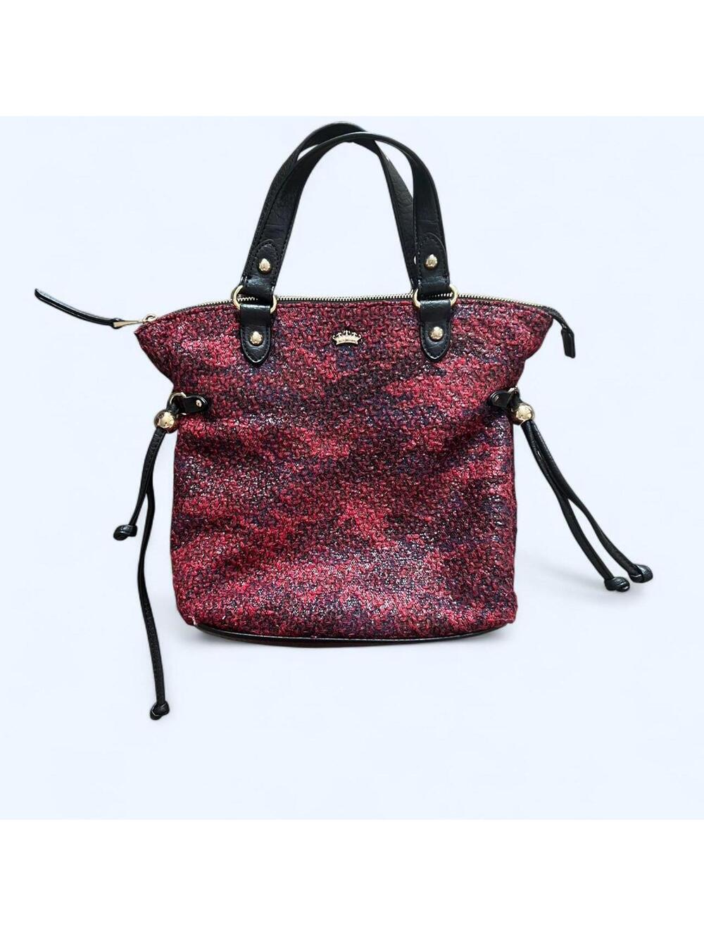 Vintage Y2K Juicy Couture Camo Handbag Red Purple Shoulder Bag 💖